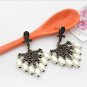 Vintage Ornate Retro Palace Style Pearl Drop Earrings Earring