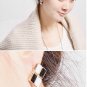 Retro Black and White Square Earrings