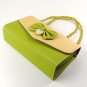 Women's Color Blocking Bowknot Embellished Casual Tote Handbag Shoulder Bag