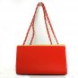Women's Color Blocking H-shaped Embellished Casual Tote Handbag Shoulder Bag