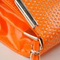 Trendy Women's Shiny Embellished PU Mini Clutch Tote Handbag Shoulder Wristlet Bag