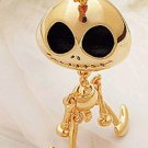 Fashion Big Eyes UFO Alien Skull Head Sweater Chain Necklace Pendant 5602 Golden