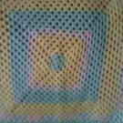 Yellow Multi Newborn Baby Crochet Blanket