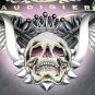 Christian Audigier Platinum Collection Ed Hardy Gray Long Sleeve Tee Skull Wing with Rhinestones (M)