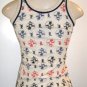 New! L.A.M.B. By Gwen Stefani Nautical theme Wallpaper Stamp Tank Top (S)