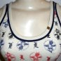 New! L.A.M.B. By Gwen Stefani Nautical theme Wallpaper Stamp Tank Top (S)