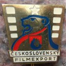 1960s Czechoslovak Film Export Lion Metal Pin Badge