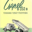1960s Csepel Construction Tipper Truck Advertising Pin