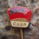 SSM Socialist Youth of Czechoslovakia Socialisticky Svaz Mladeze Members Pin