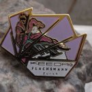 Keeda Flachsmann Zurich Skibike Skibob SnowBike Ski Snow Bike Advertising Badge