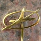 Golden Metal East German DDR Airline Interflug Pin