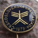 1975 Spartakiad Czechoslovakia Communist Mass Physical Exercise Gymnastics Pin