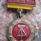 1959 Rare East Germany DDR GDR 10th Anniversary German Commemorative Medal