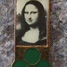 Mona Lisa Small Photographic Portrait as painted by Leonardo Da Vinci Pin Badge
