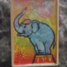 Circus Soviet Union Elephant Standing Front Legs Trick Lenticular Wiggle Badge