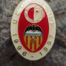 1997 UEFA Cup Valencia CF v Slavia Praha Prague Soccer Czech Football Pin