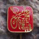 Leaping Motocross MX Bike & Rider Mototechna Czech Race Competition Sponsor Pin