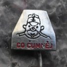 Good Soldier Svejk Schwejk 'What are you looking at ?' Slogan Czech Metal Pin