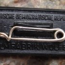 Plastic ORWO FILMFABRIK WOLFEN DDR Film Reel Badge