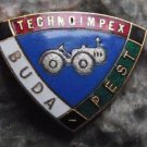 Vintage Tractor Badge Budapest Hungary Technoimpex