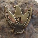 1948 Vsesokolsky Slet v Praze Prague Sokol Mass Gymnastics Falcon Badge