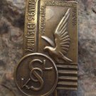 1947 Zupni Slet Sokol Falcon Organisation Usti nad Labem County Festival Pin