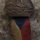 1926 Slet Vsesokolsky Prague All Sokol Organisation Mass Gymnastics Ribbon Medal