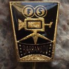 Barrandov Film Studios Prague Movie Camera on Tripod Advertising Pin