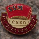1977 SSM Socialist Youth of Czechoslovakia 2nd National Congress Clasp