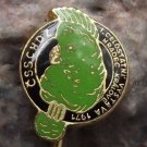 1971 First 1st Czech All State Exotic Bird Exhibition Parrot Cockatoo Show Pin