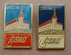 1970s Decin Czechoslovakia State Bus Company CSAD Pins