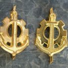 1970s Czechoslovakia Engineer Corps Division Pins