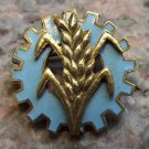 1950s Soviet CCCP Mechanised Agriculture Wheat Badge