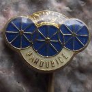 Antique Dukla Pardubice Czechoslovak Cycling Bike Cycle Racing Club Team Pin