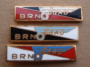 1960s Brno Czechoslovak CSAD State Bus Transport Badges