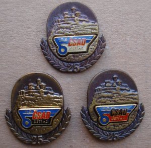 1974 CSAD Czech State Buses Usti nad Labem 3D Pin Set