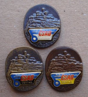 CSAD Czech State Bus Company Usti nad Labem 3D Pin Set
