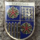 Slavonice Fence & Portcullis Heraldic Shield Pin