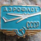 Aeroflot Soviet Airlines CCCP Retro Jet Plane Airliner Advertising Pin