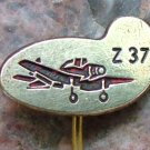 Golden Moravan Zlin Z-37 Z37 Crop Sprayer Aircraft Pin