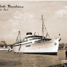 Antique Romanian Luxury Passenger Cruise Ship MN Transilvania Souvenier Badge