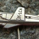 1957 Rare Czech Airlines Ilyushin IL-14 Pin OK-LCA