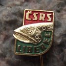 Liberec Czech Fishing Association Angling Anglers Union Trout Head Members Pin