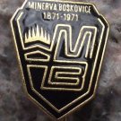 1971 Minerva Boskovice Sewing Machines Czechoslovakia Centenary 100th Year Pin