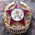 1960s Czechoslovak Cold War SVAZARM Members Jacket Pin