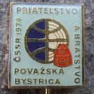 1974 Svazarm Zvazarm Slovakia CSSR Friends & Brothers National Meeting Pin