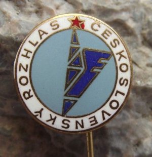 Cesky Rozhlas Czech State Broadcasting Company TV Television & Radio Firm Pin
