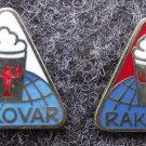 Rakovar Rakovnice Crayfish or Lobster Logo Pilsner Lager Foaming Beer Glass Pin