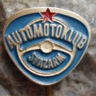 Svazarm Czech Army Paramilitary Organisation Auto Car Association Club Pin