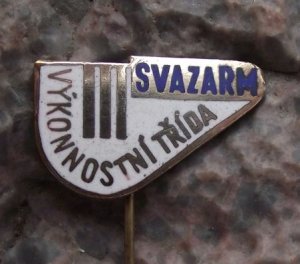 Svazarm Army Reserve Performance Group 3 Class Three Recruit Selection Award Pin